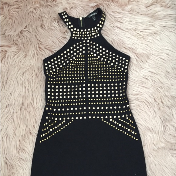 Express Sleeveless Studded Dress - Picture 2 of 5